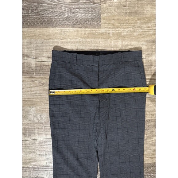 Ann Taylor Pants Trousers Size 6 Gray Plaid EUC - Picture 4 of 6